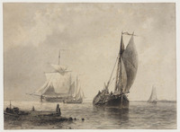 TvB T 212
<br/>
Kabbelend water met zeilschepen
<br/>
<em>Hulk, Abraham</em>
